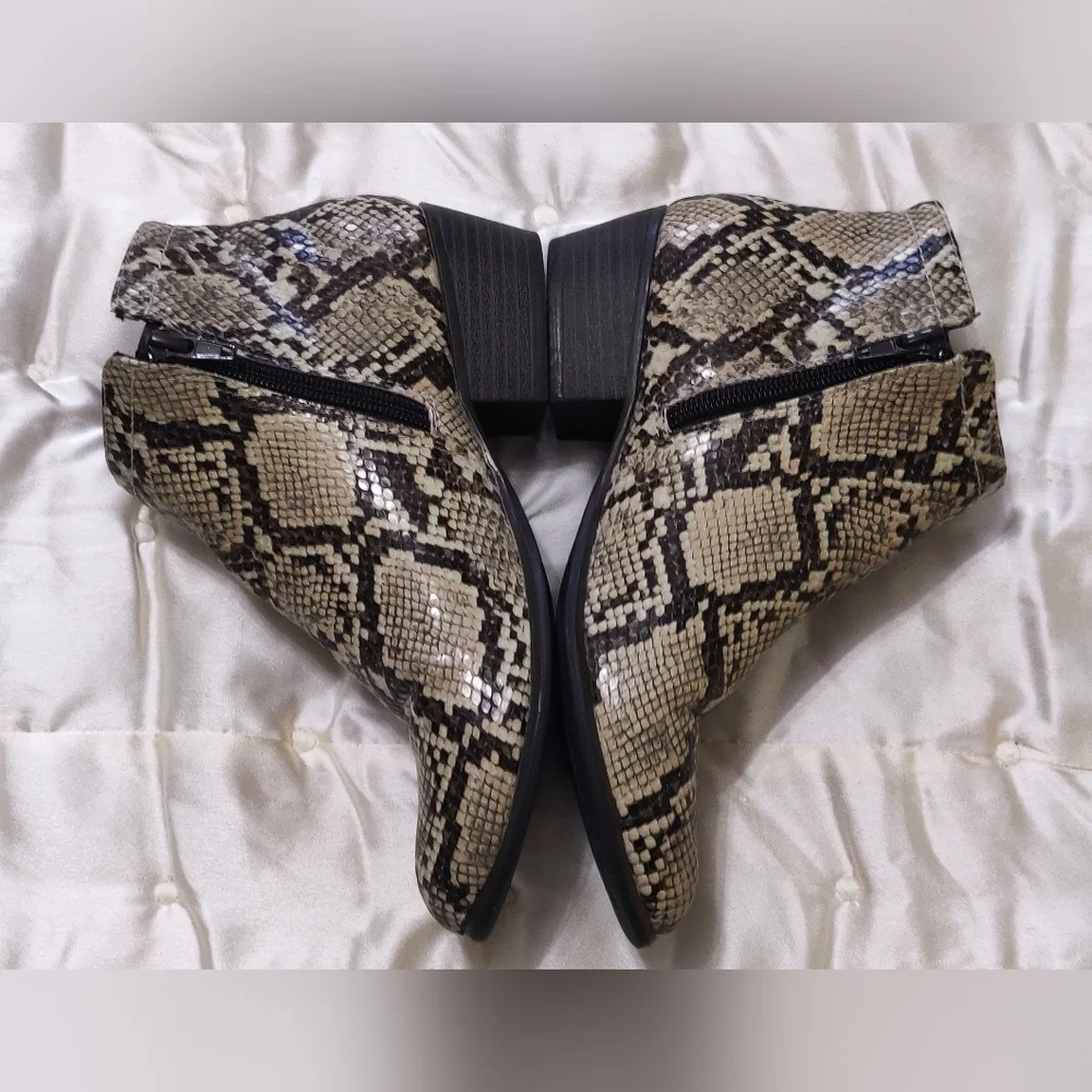 Union Bay Reptile Print Booties.